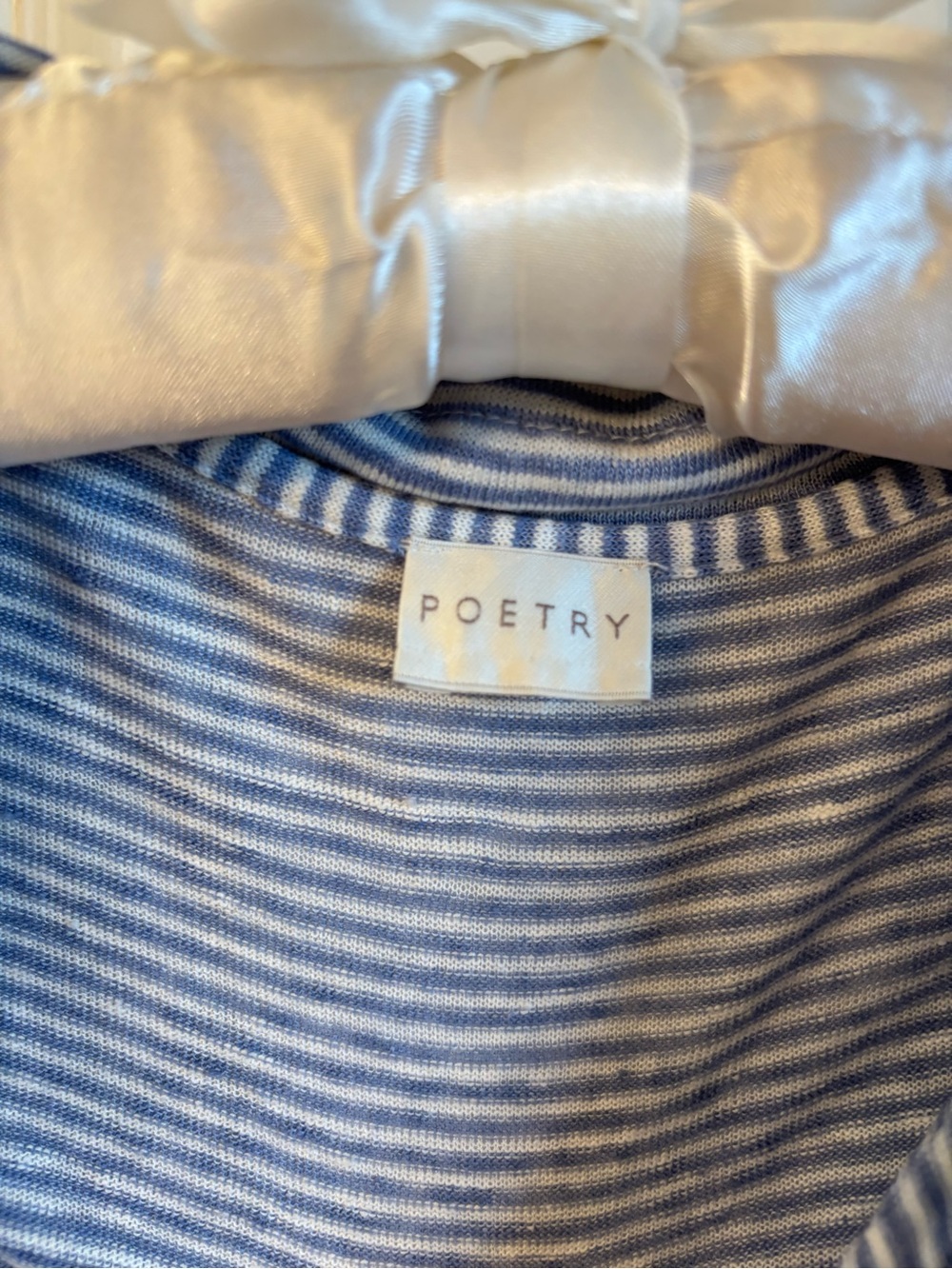 Poetry striped knit polo shirt Size 4US - Picture 6 of 8